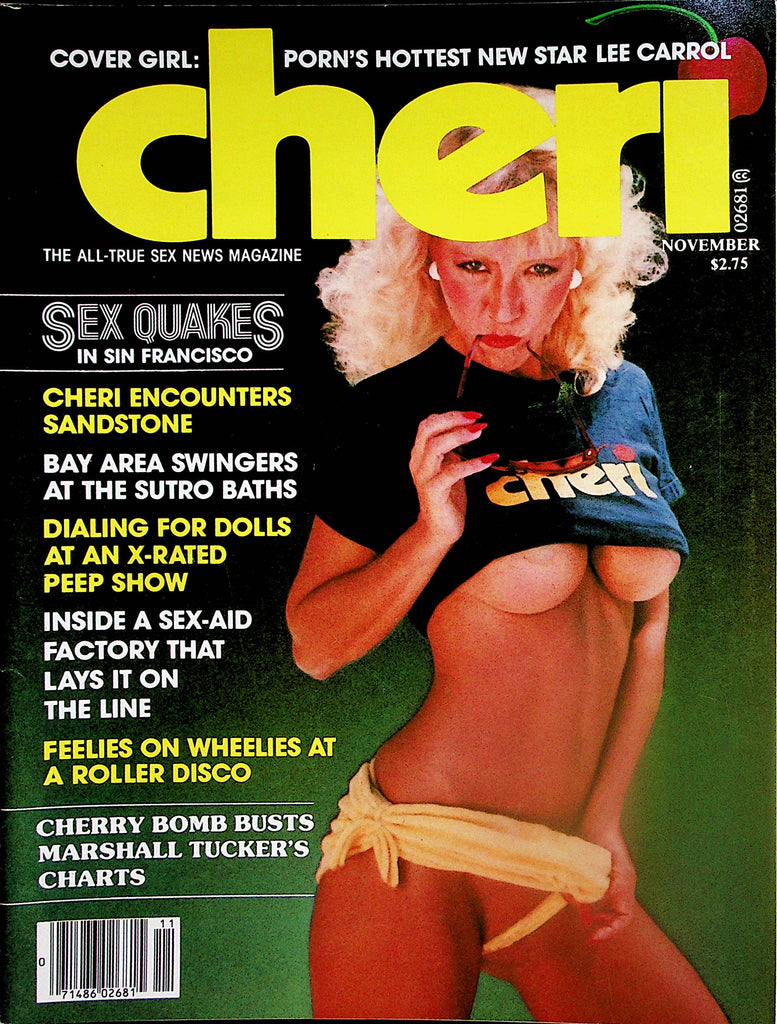 Cheri Magazine  Covergirl Lee Carrol  November 1980   020724lm-p