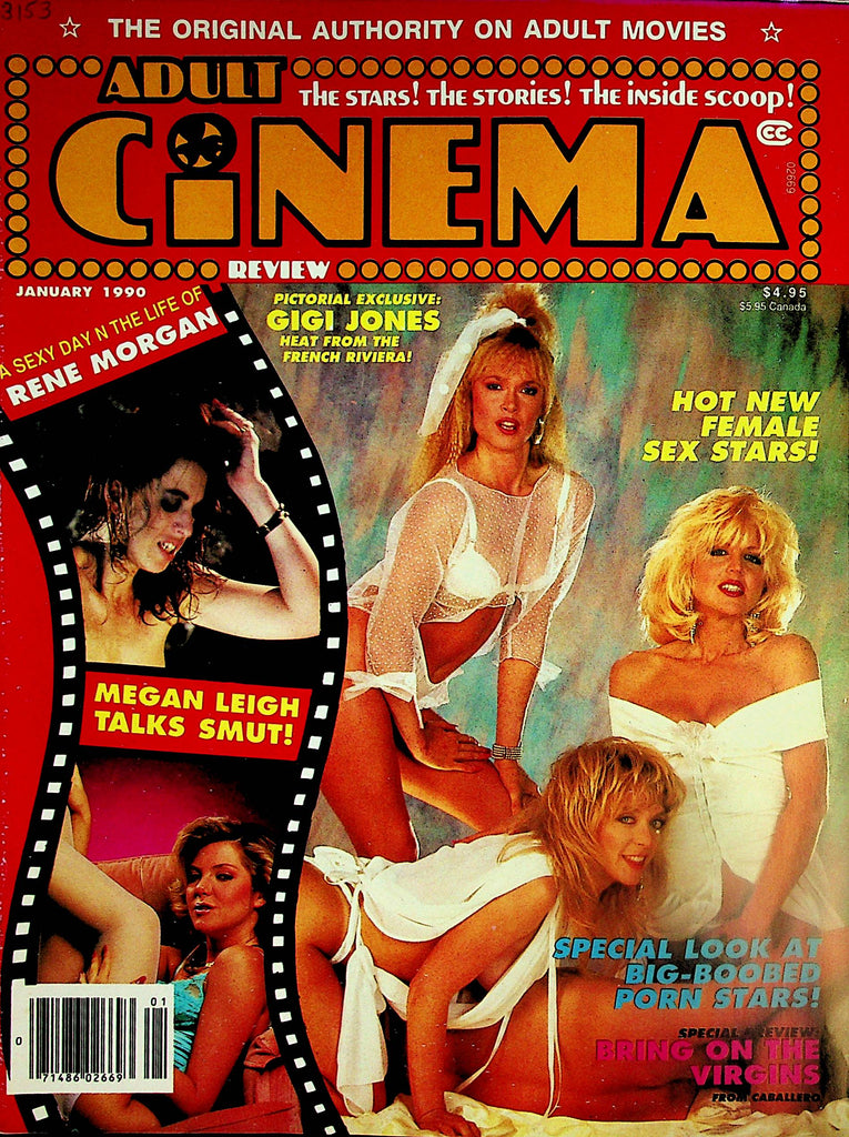 Adult Cinema Review Magazine  Marilyn Chambers / Tracey Adams   January 1990  011624lm-p2