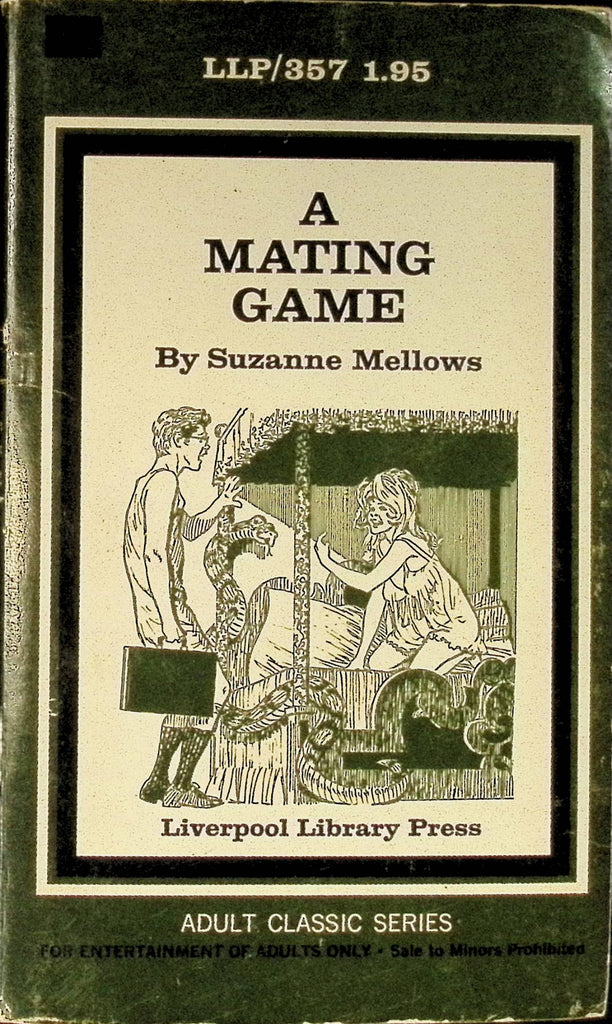 A Mating Game by Suzanne Mellows LLP357 1973 Adult Classic Series Liverpool Library Press Adult Paperback Novel 071625AMP