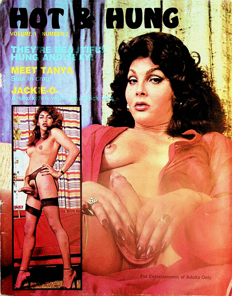 Hot & Hung Trans Magazine   Jackie-O Sex Kitten  vol.1 #2  1984 J.Jordan       012724lm-p