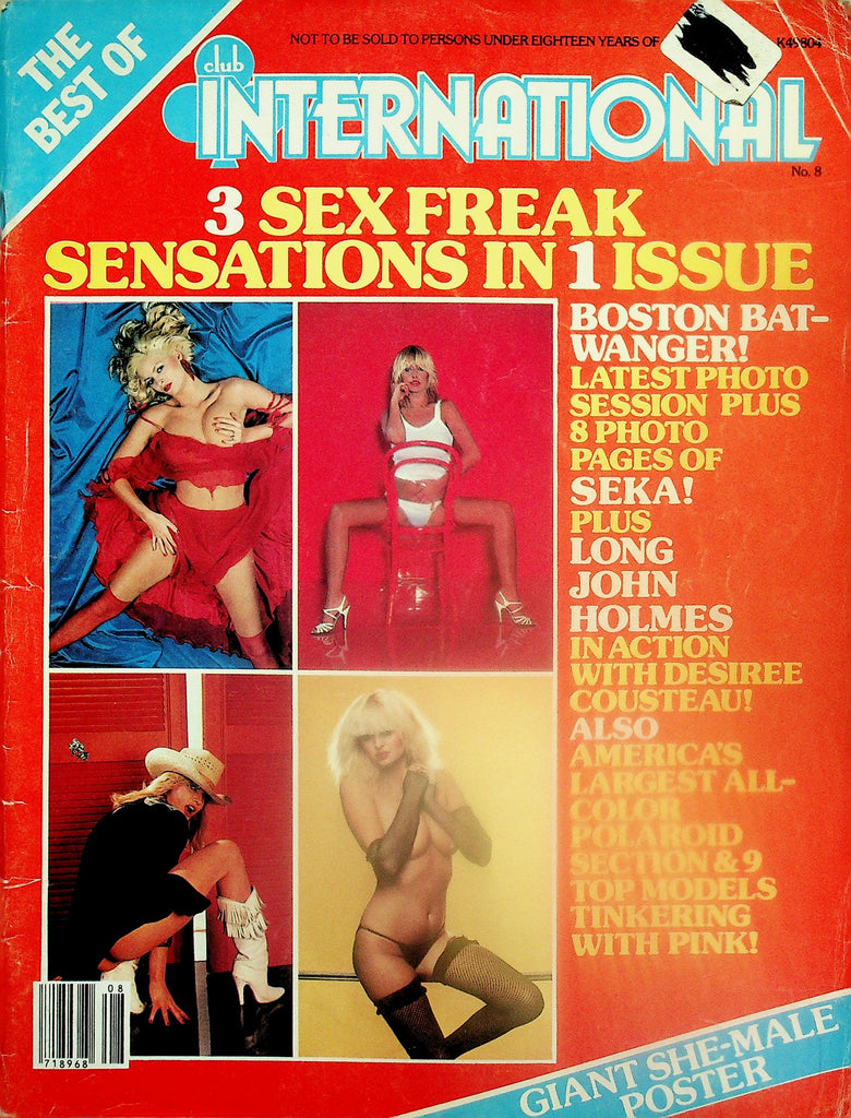 The Best Of Club International Magazine  Boston Bat-Wanger, Long John Holmes, Seka  #8 1981  110825lm-p2