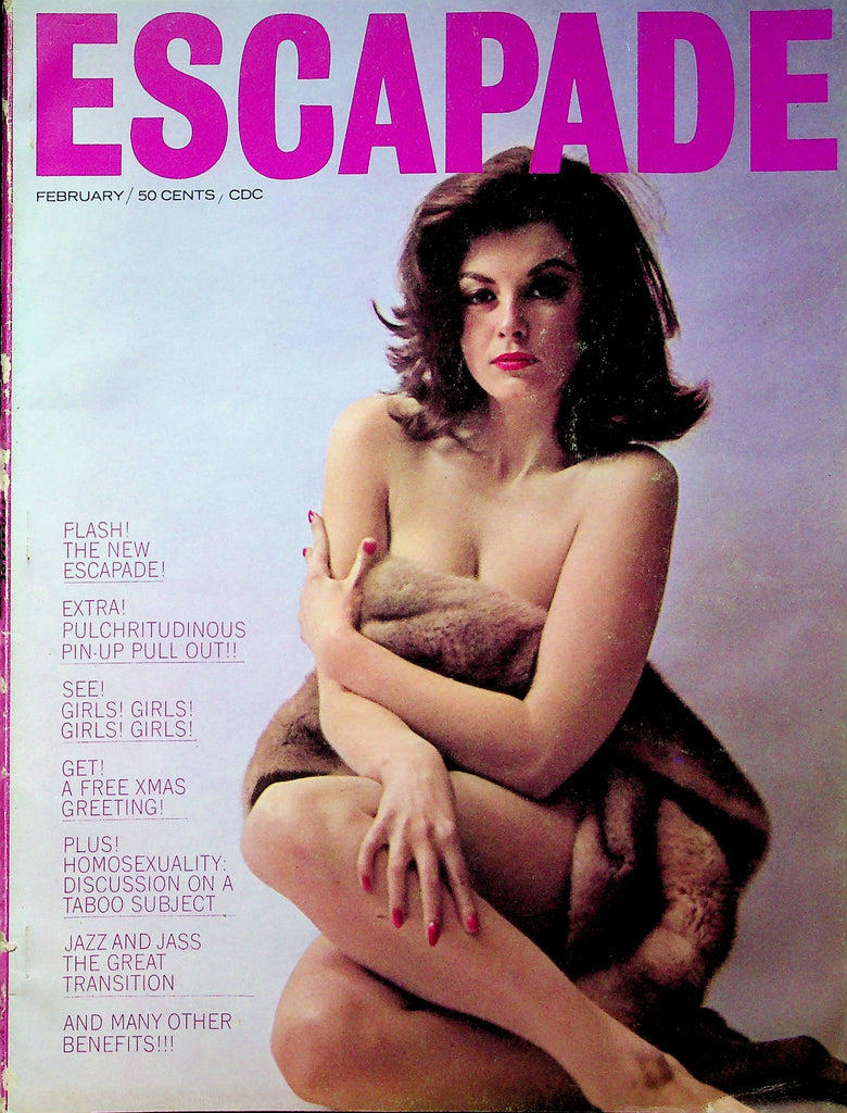 Escapade Mag Strip Poker & Gina Graham February 1963 050323RP