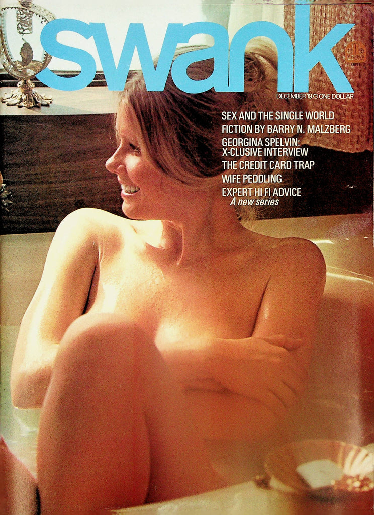 Swank Magazine  Georgina Spelvin Interview / Cover- Centerfold Girl Linda December 1973  050125lm-p