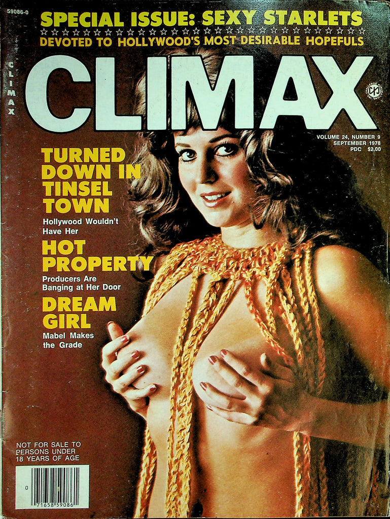 Climax Magazine  Special Issue: Sexy Starlets / Dream Girl Mable   September 1978   042126lmp
