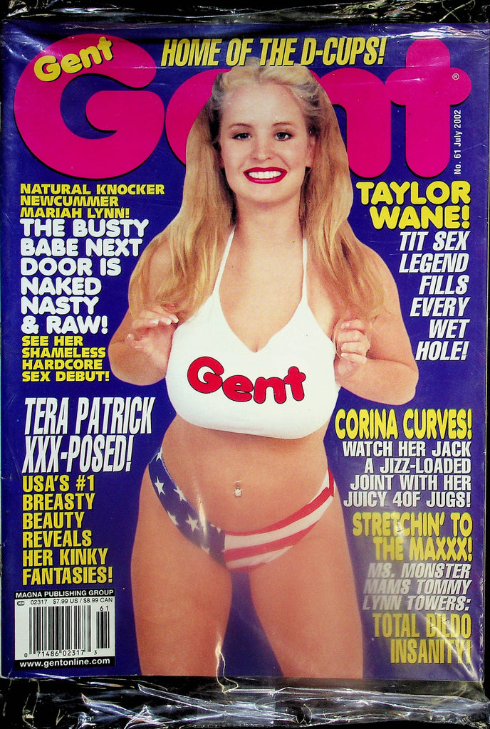 Gent Busty Magazine   Tera Patrick XXX-Posed! / Taylor Wane   July 2002  new/sealed  061225lm-p