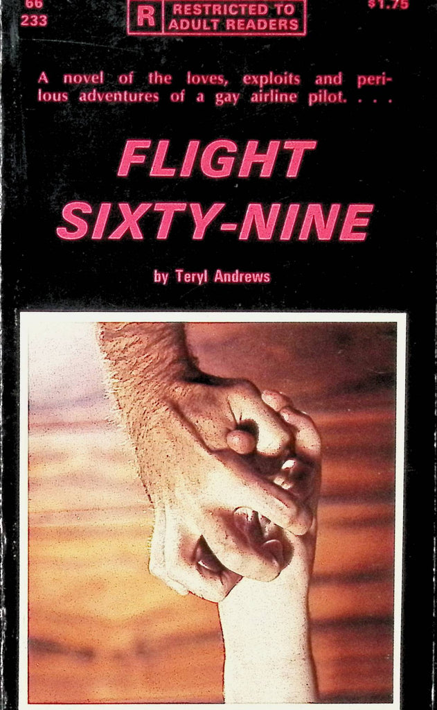 Flight Sixty-Nine by Teryl Andrews 66-233 1970 Taurus Publication Adult Erotic Paperback Novel-052024AMP