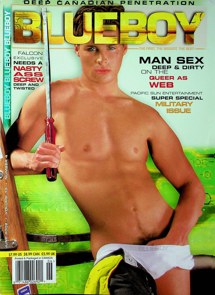 Blueboy Magazine Super Military Special Jack Laurel & Diego Sanchez June 2002 050323RP