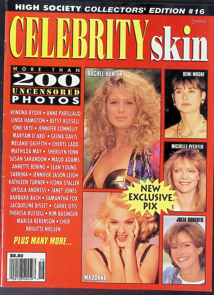 CLEARANCE Celebrity Skin Magazine #16 with Rachel Hunter 1991 011626AKP-19