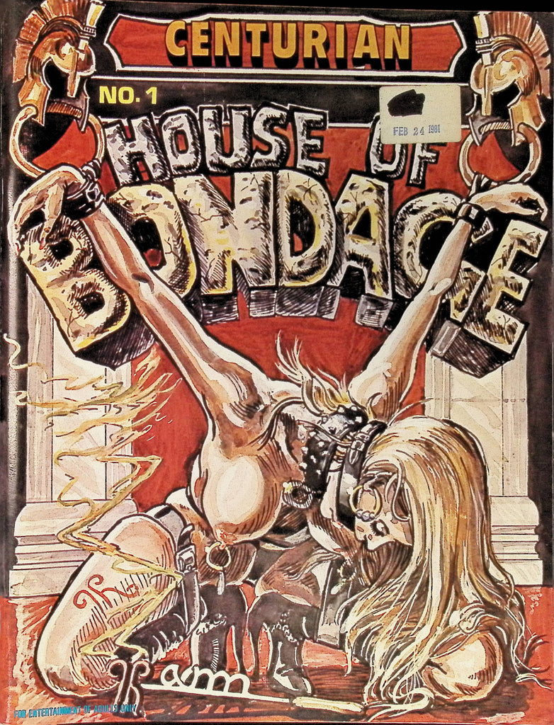 House of Bondage #1 Centurian with Erotic Art of Ramm 1970s Illustrated Comic Magazine BDSM Bondage Fetish 092925AMP