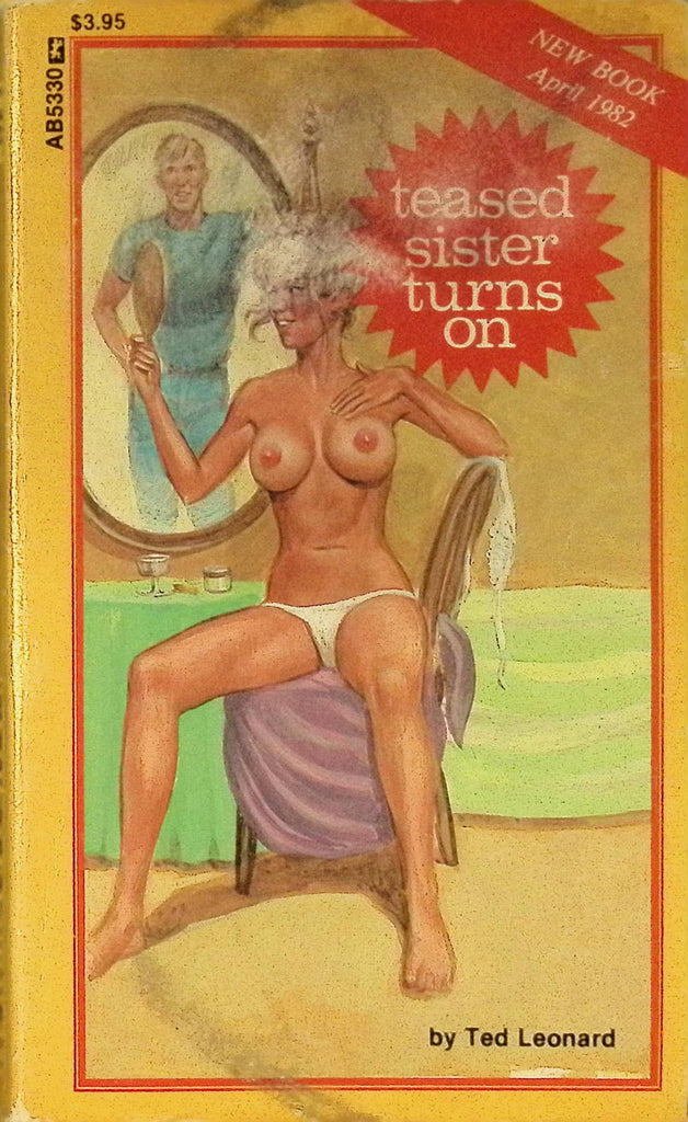 Teased Sister Turns on by Ted Leonard 1982 AB5330 Greenleaf Classics Adult Paperback Novel 072325AMP