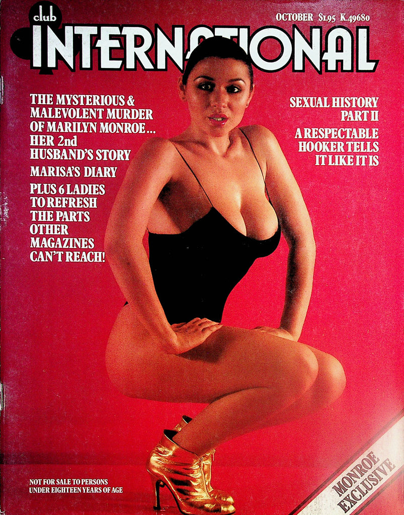 Club International Magazine   Marilyn Monroe Exclusive  October 1977 Paul Raymond   060324lm-p