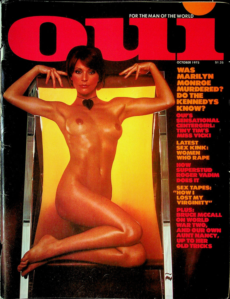 OUI Magazine Ft. Bruce McCall & Miss Vicki October 1975 100625RP-
