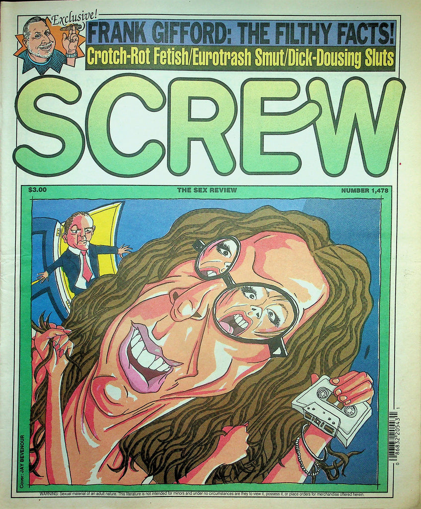 Screw Newspaper  Cover: Howard Stern  / Crotch-Rot Fetish  #1478   June 30,  1997    010626lmp2