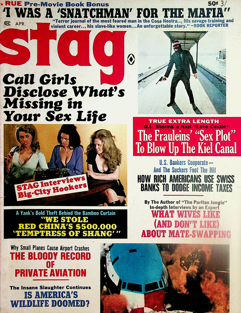 Stag Magazine Interviews Big-City Hookers / Mate Swapping April 1970 0 –  Mr-Magazine