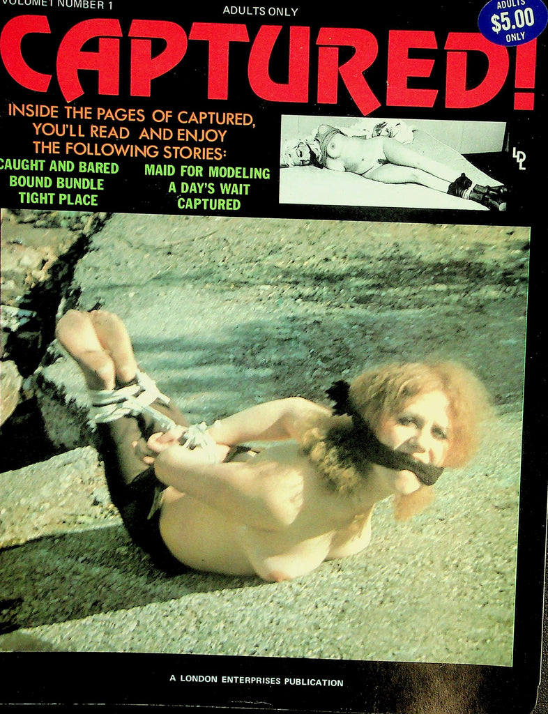 Captured! Bondage Magazine  Caught & Bared / Maid For Modeling  vol.1 #1  1977  London Enterprises 090126lmp-GSC