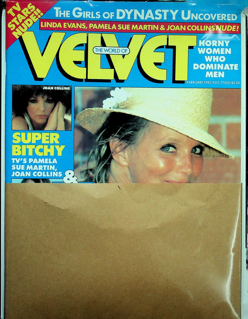 Velvet Magazine  The Girls Of Dynasty Uncovered: Linda Evans, Joan Collins & More!  February 1982   123025lmp