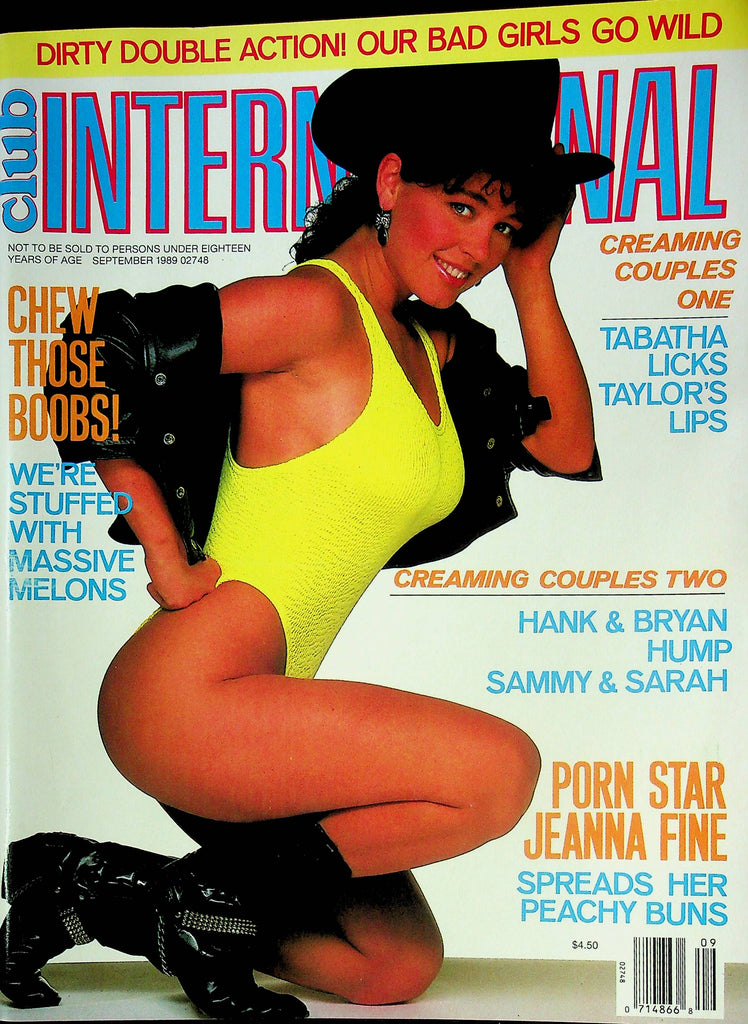 Club International Magazine Jeanna Fine September 1989 030924RP