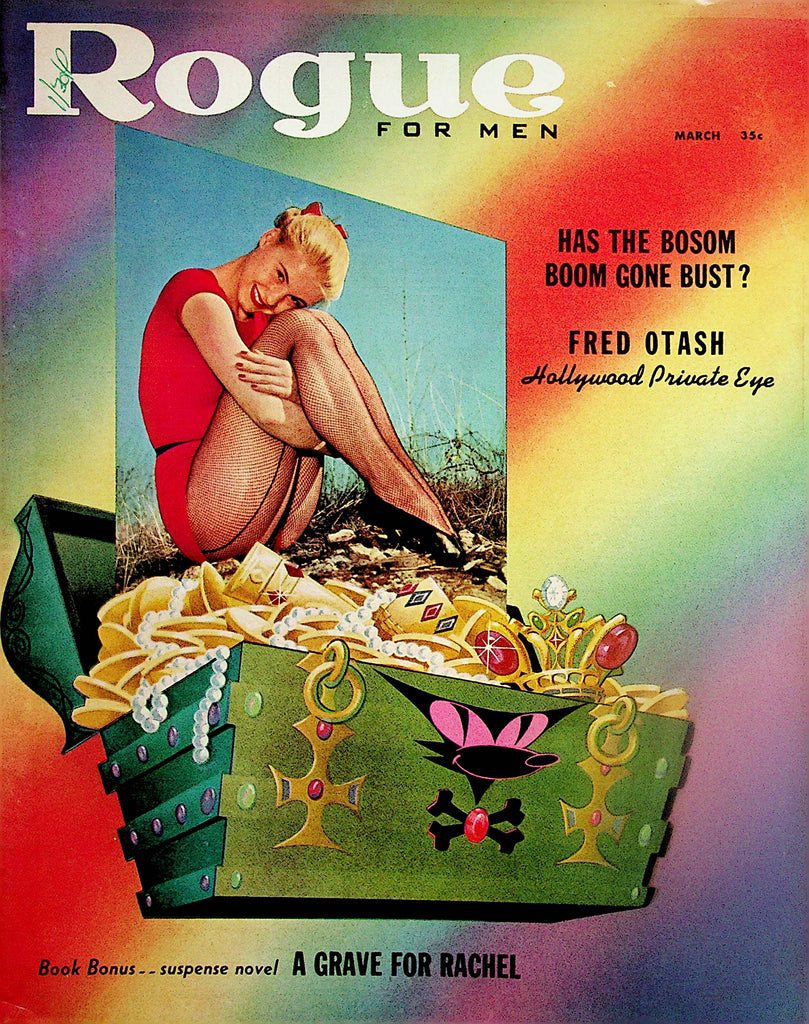 Rogue Vintage Magazine  Jayne Mansfield / Has The Bosom Boom Gone Bust?  March 1959      090623lm-p