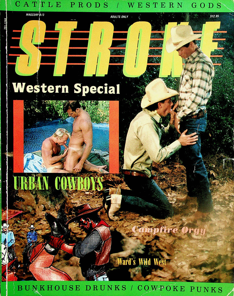 Stroke Gay Magazine  Western Special - Urban Cowboys / Campfire Orgy  vol.8 #3 1988   092724lm-p