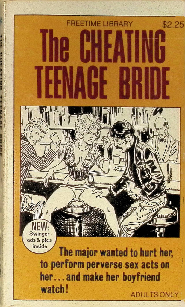 18+ The Cheating Teenage Bride by Sandra Moore 1976 Freetime Library Star Dist Adult Paperback Novel 090325AMP
