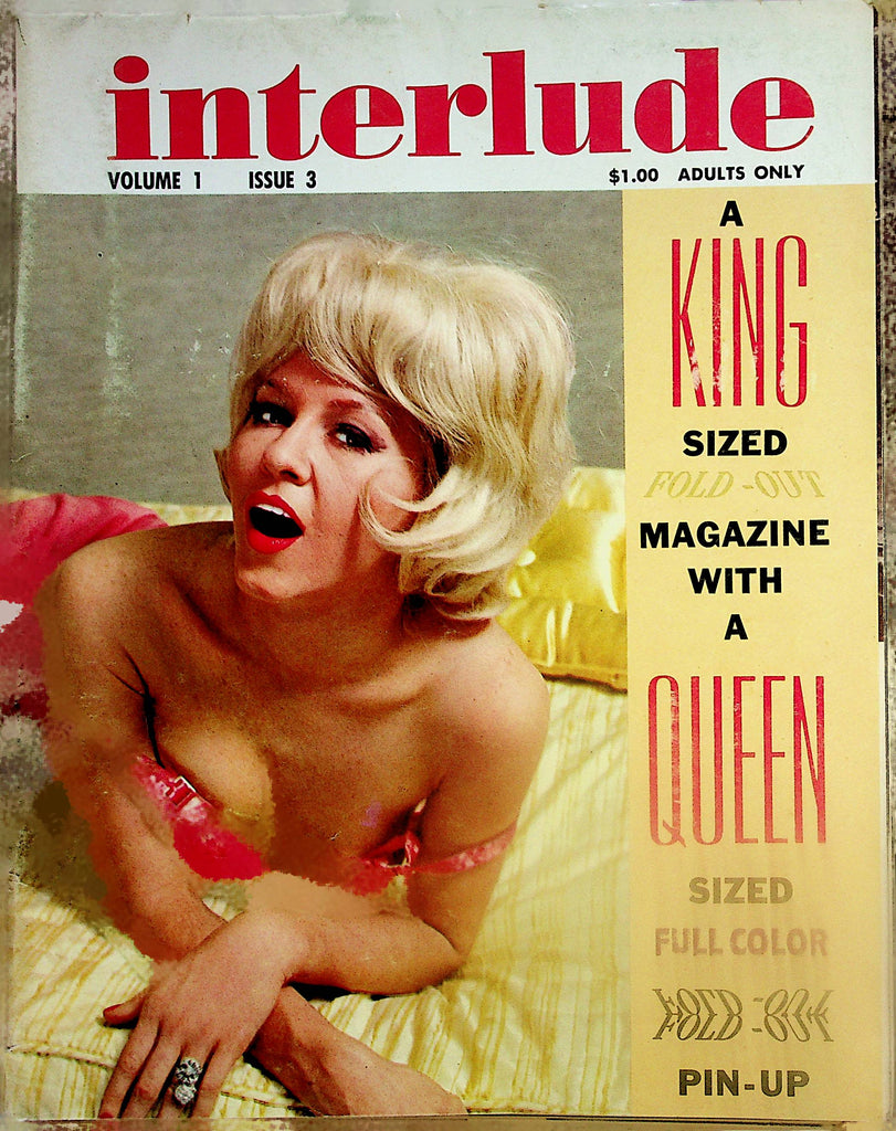 Interlude King Size Fold-Out Magazine  Queen Of Queens Marlena Loren  vol.1 #3  July 1963   070324lm-p