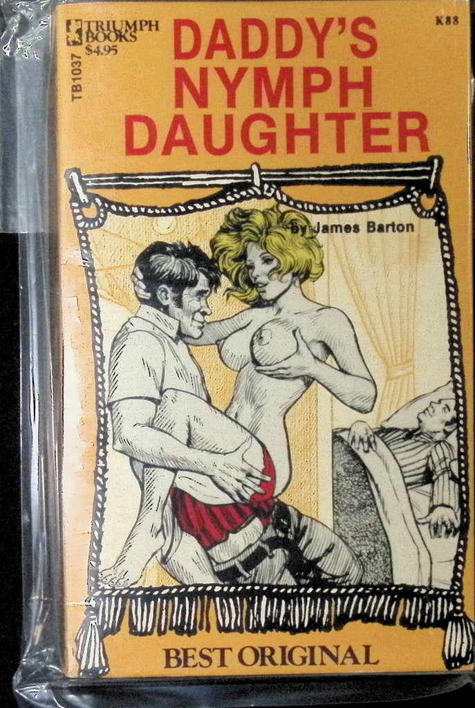 Daddy's Nymph by James Barton Best Original Triumph Books Greenleaf Classics 1970s Adult Novel -042224AMP