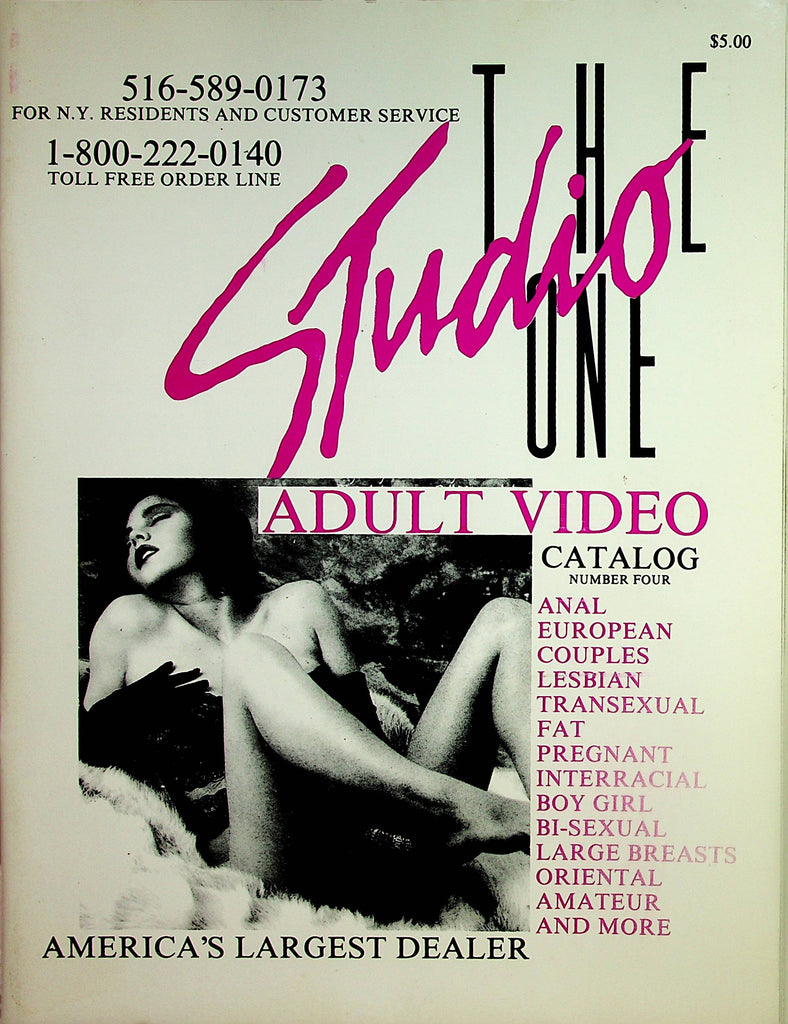 The Studio One Adult Video Catalog  1989      031124lm-p2