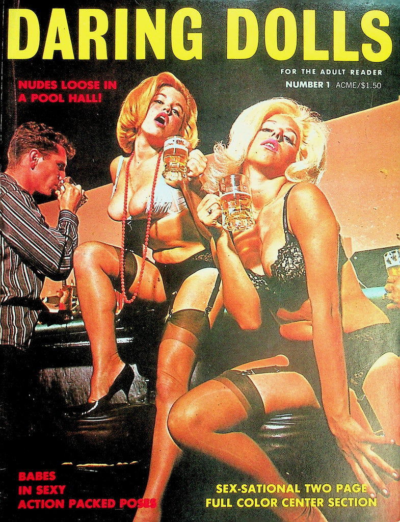 Daring Dolls Magazine   Nudes Loose In A Pool Hall  #1 1968  070226lmp-GSC