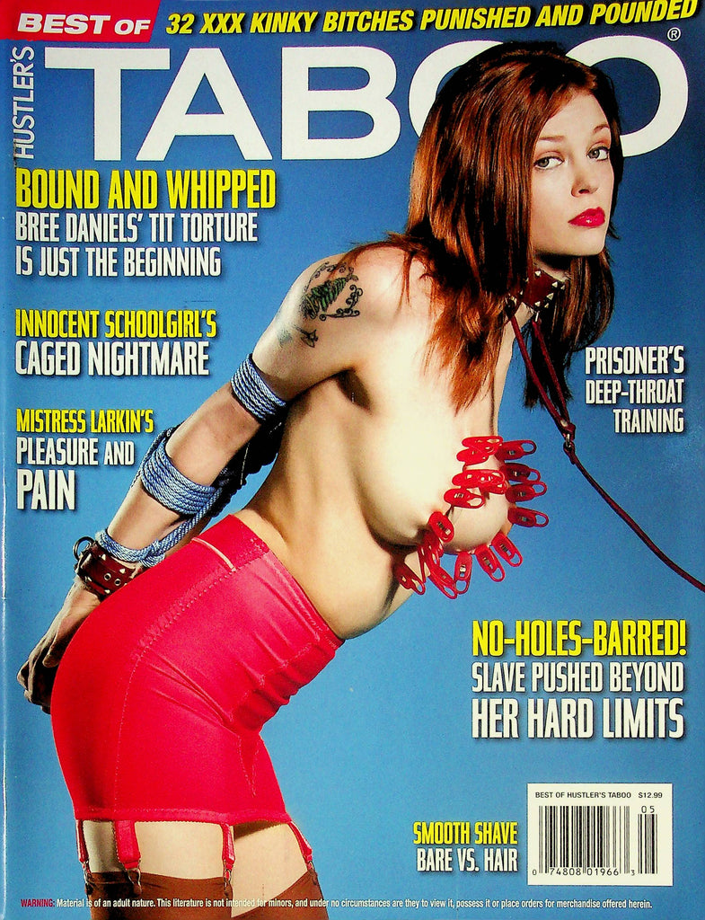 Hustler's Taboo Magazine Bound And Whipped BDSM Mistress Larkin 2016 020124RP
