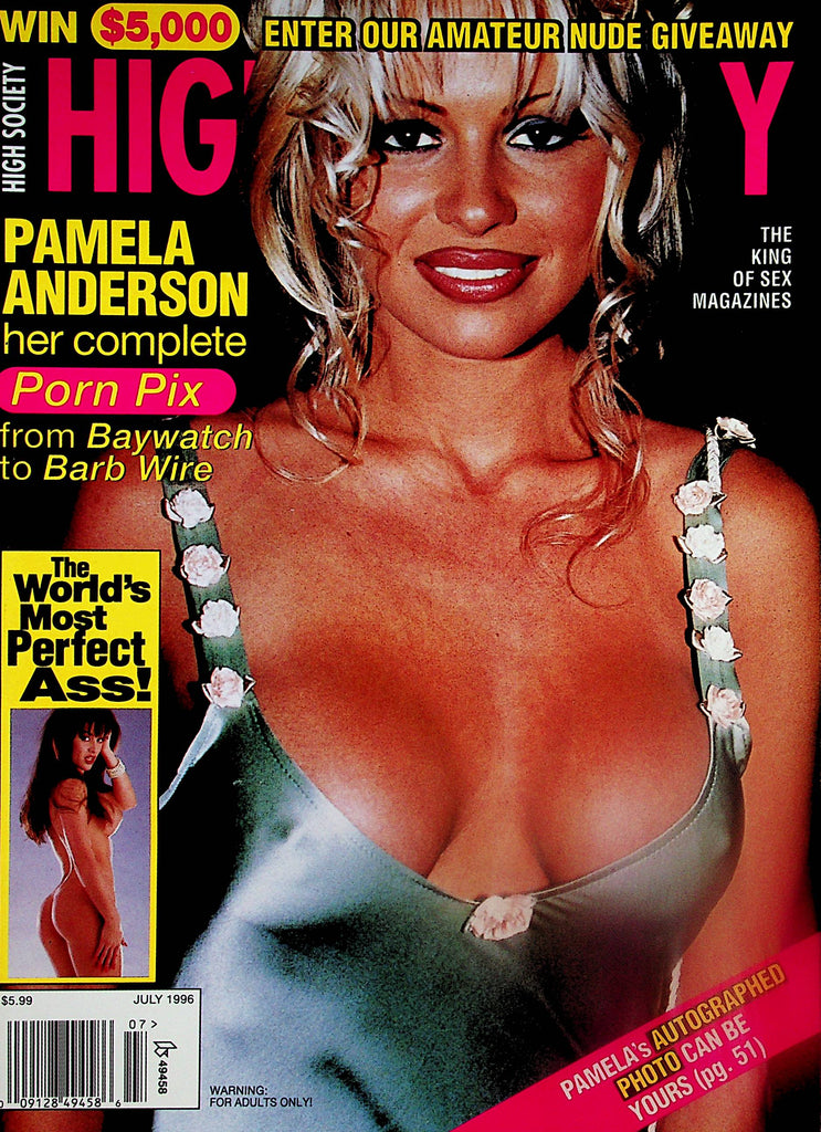 High Society Magazine  Pamela Anderson / Lisa Jeaneene : World's Most Perfect Ass  July 1996     032524lm-p