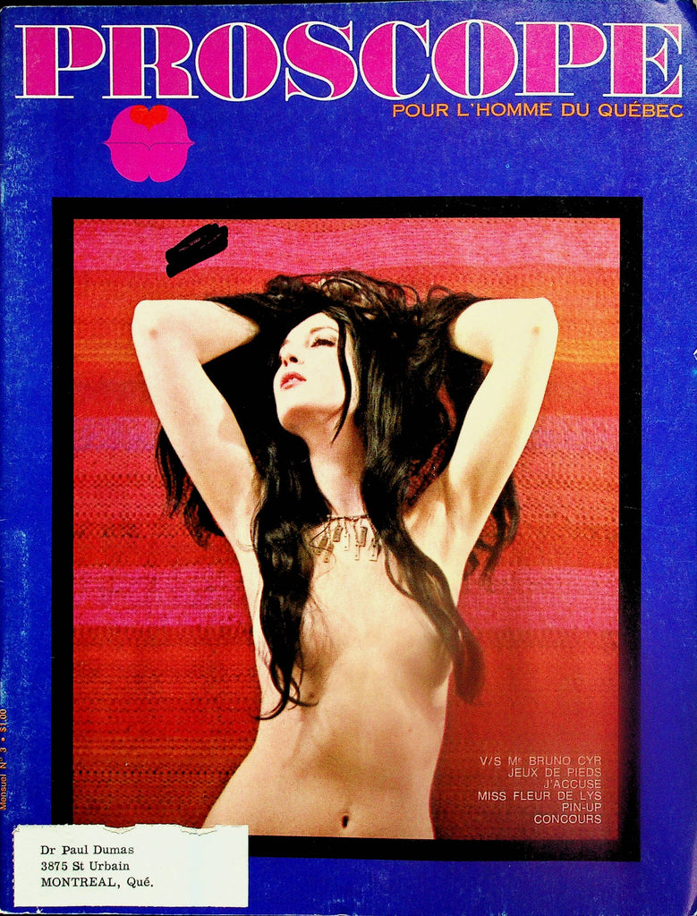 Proscope French International Magazine   Miss Fleur De Lys   #3 December 1970    091725lm-p