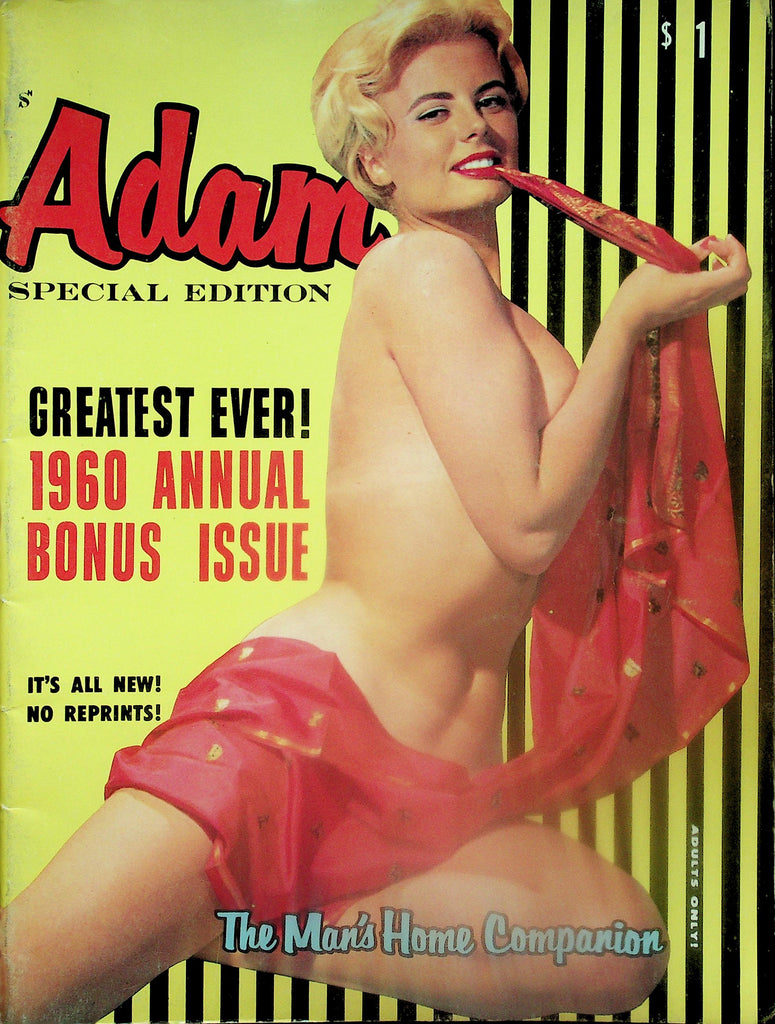 Adam Special Edition Magazine  Covergirl Lynn Hayward   1960 Annual Bonus Issue     120325lmp