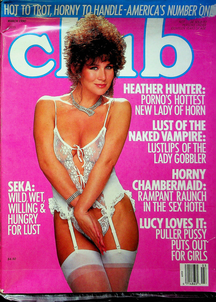 Club Magazine Heather Hunter & Seka March 1990 061223RP