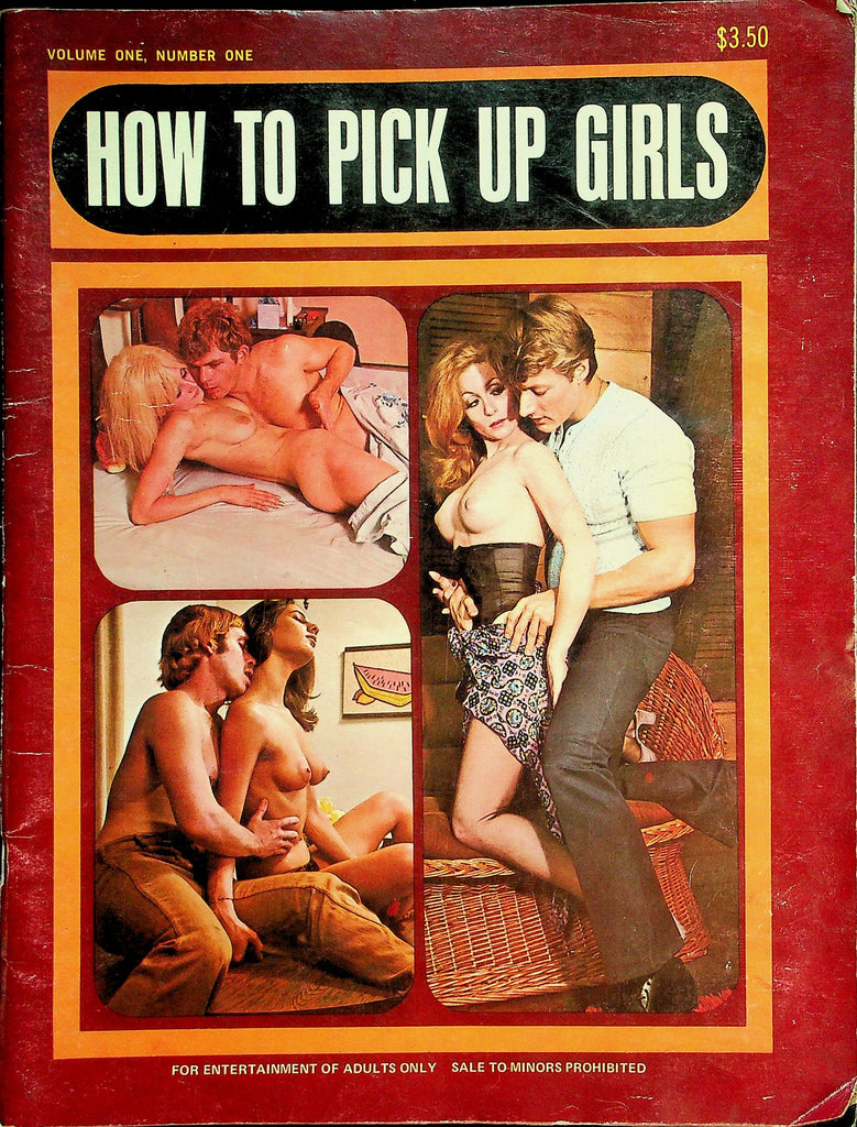How To Pick Up Girls Magazine   The Pick Up / Fingered For Fun  vol.1 #1 1970's  062026lmp-GSC