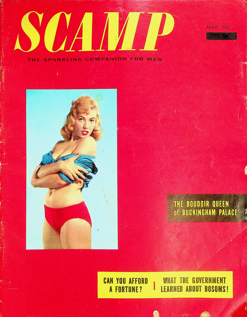Scamp Magazine  The Boudoir Queen  w/cf  March 1958  020226lmp
