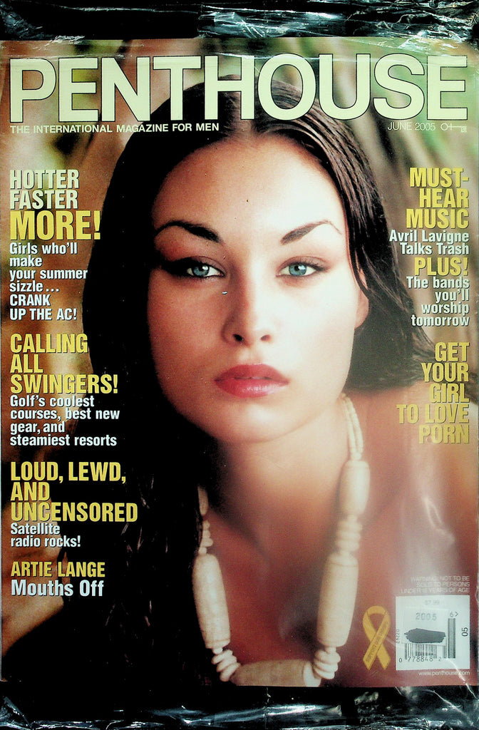 Penthouse Magazine  More Girls Who'll Make Your Summer Sizzle  June 2005  new/sealed    111125lm-p
