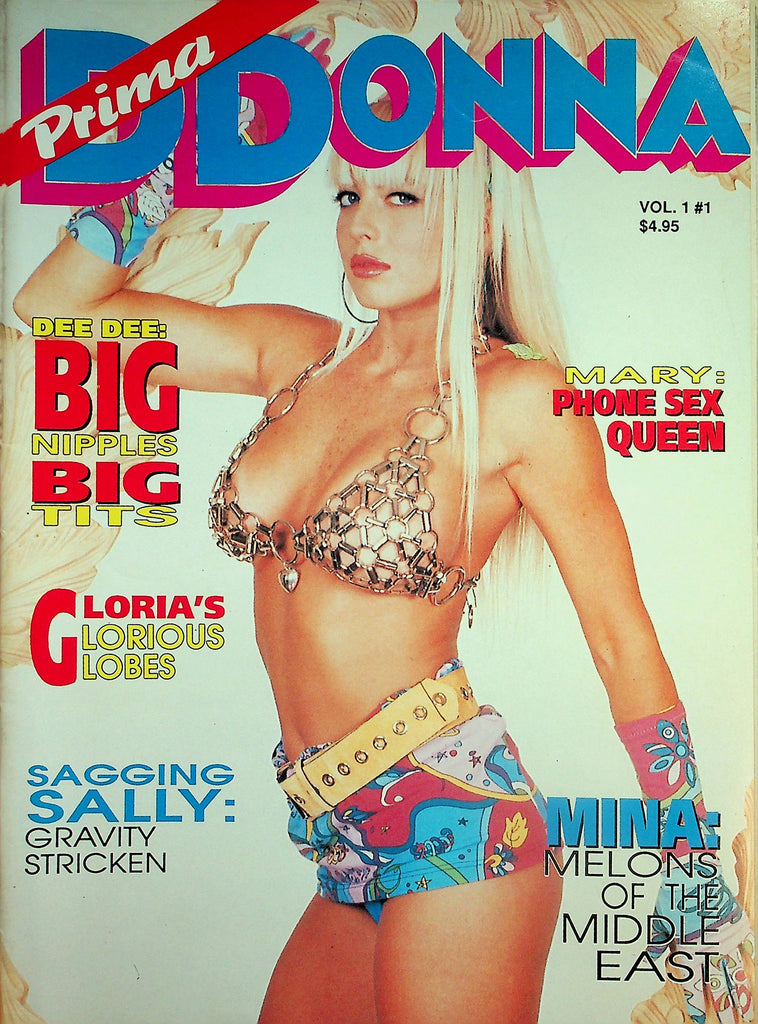Prima Donna Magazine  Dee Dee Big Nipples Big Tits  vol.1 #1  1990's    062726lmp-GSC