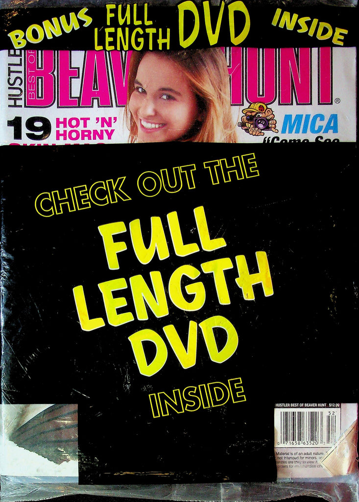 Hustler Best Of Beaver Hunt Men's Magazine Ft. Mica SEALED W/DVD 052725RP