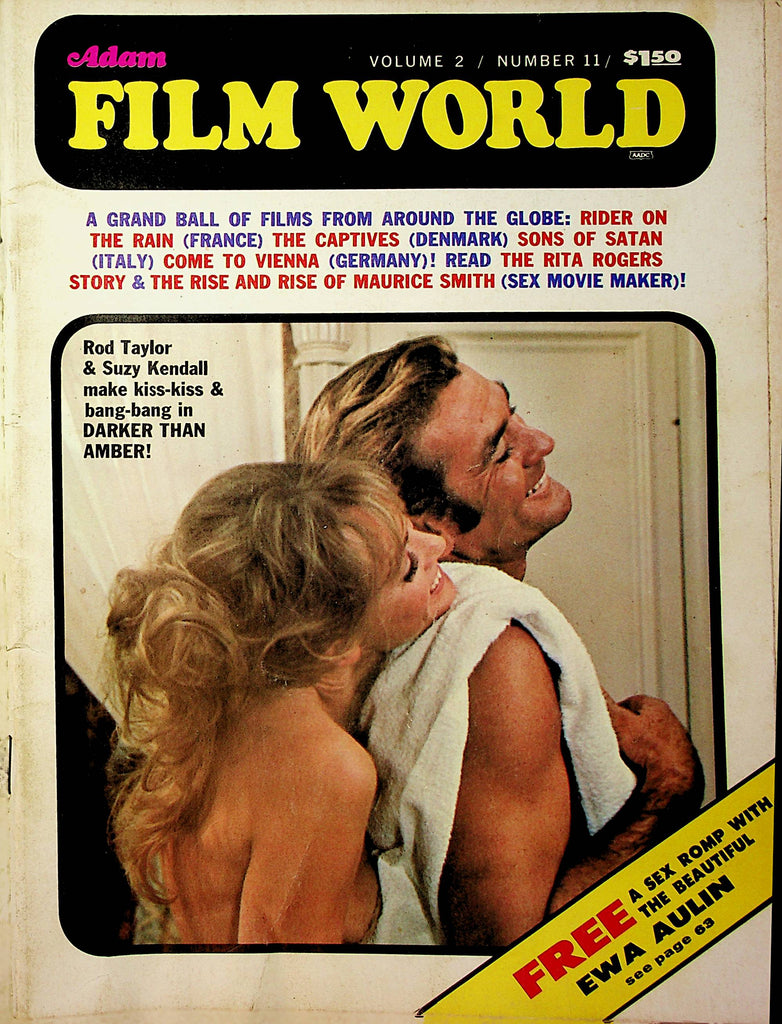 Adam Film World Magazine   Rod Taylor & Suzy Kendall  vol.2  #11  1971    051023lm-p