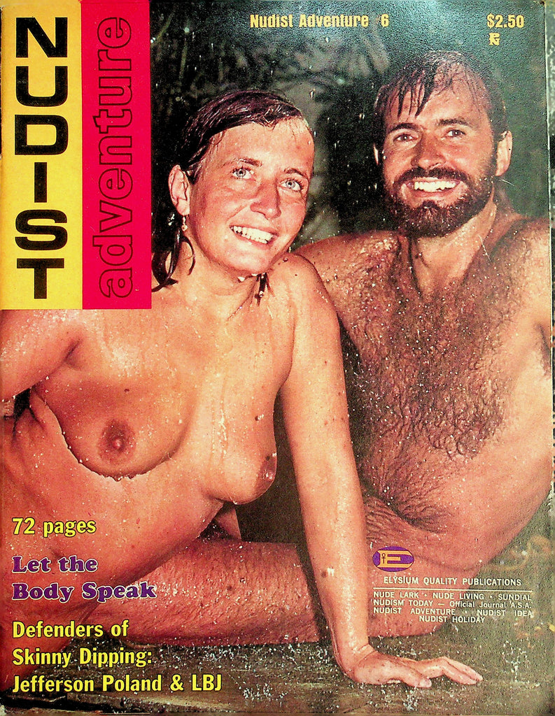 Nudist Adventure Magazine  Let The Body Speak  #6  1966 Elysium  071426lmp-GSC