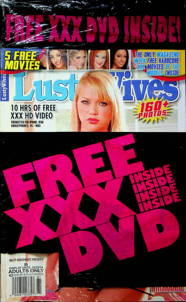 Lusty Wives Magazine #81 2014 SEALED W/DVD 080823RP3