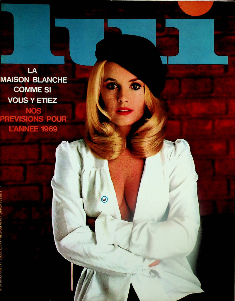 Lui French International Magazine  Centerfold Girl La Belle Edith  #51  March 1968  073025lm-p
