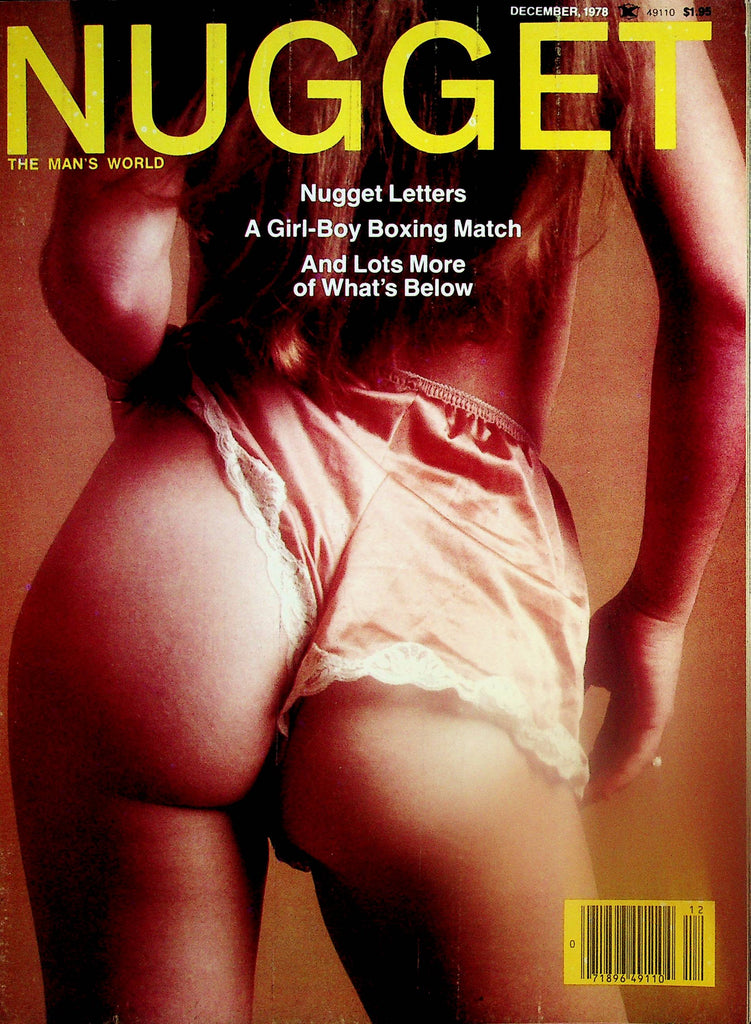 Nugget Vintage Magazine  Centerfold Girl Marcie / Girl-Boy Boxing Match  December  1978   070225lm-p