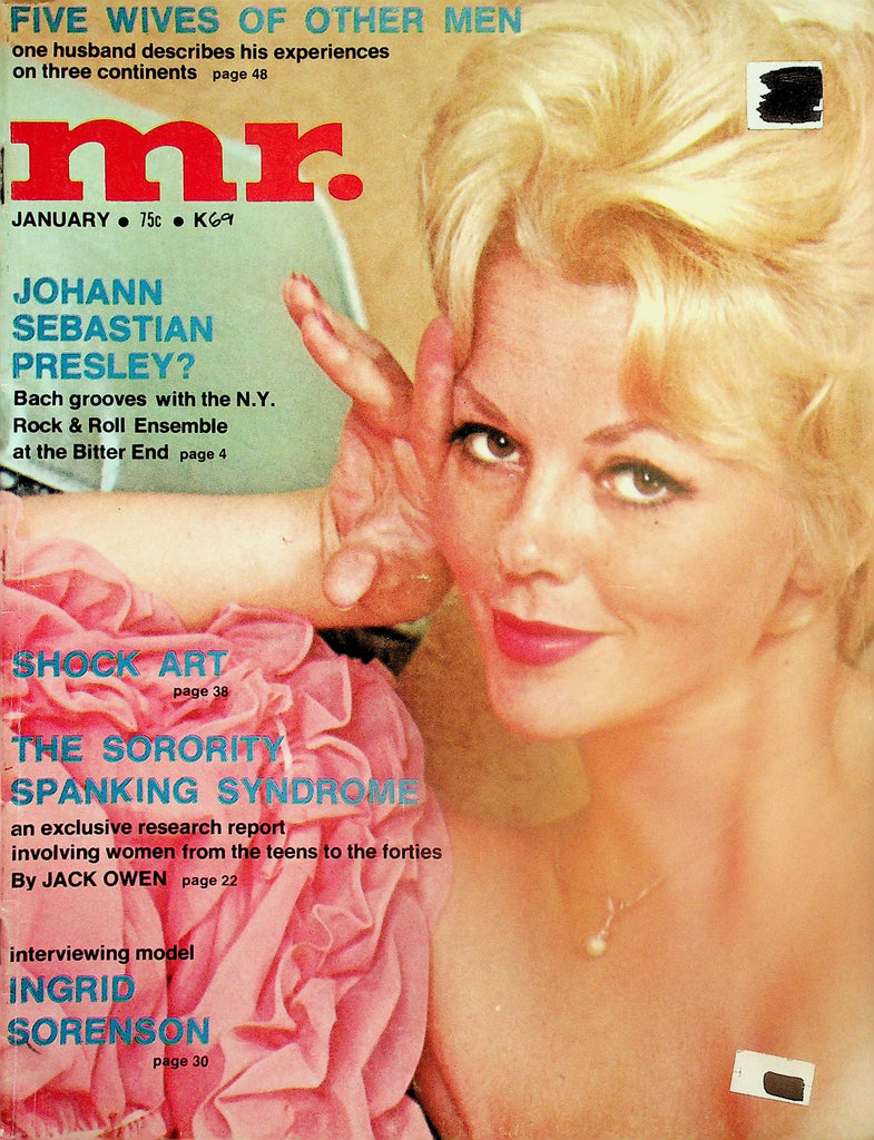 Mr. Magazine  Covergirl Christine Reid  January 1969     110725lm-p