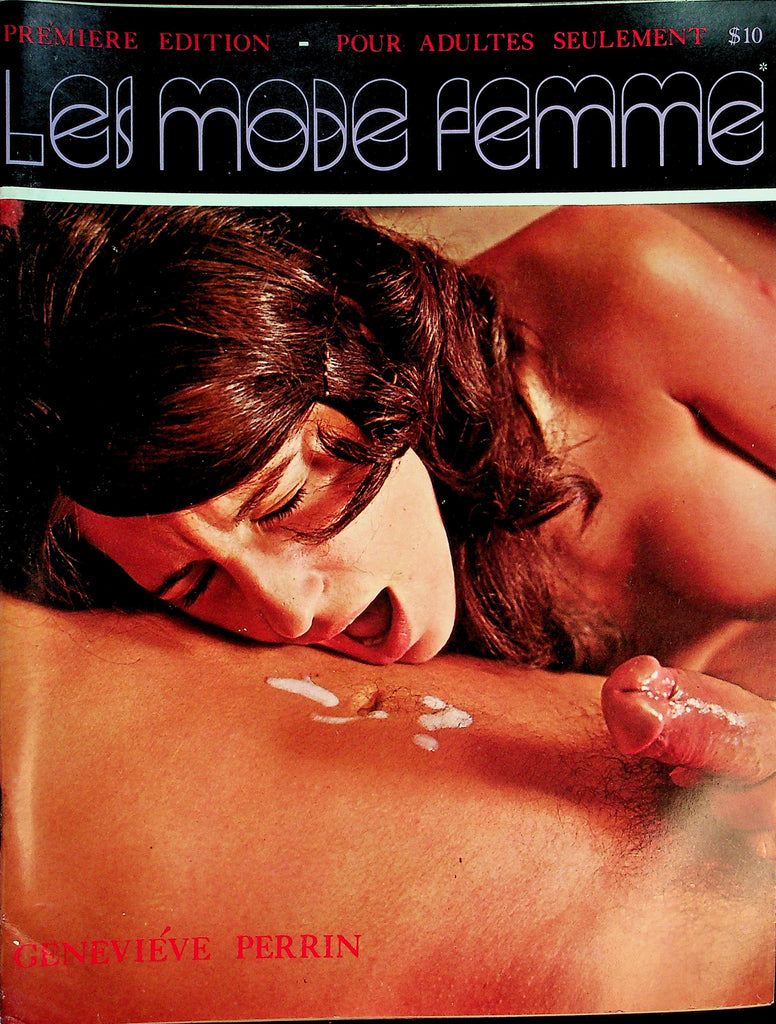 Les Mode Femme Magazine  Premiere Edition!   Orgasm For Sale  #1 1970's        092626lmp-GSC