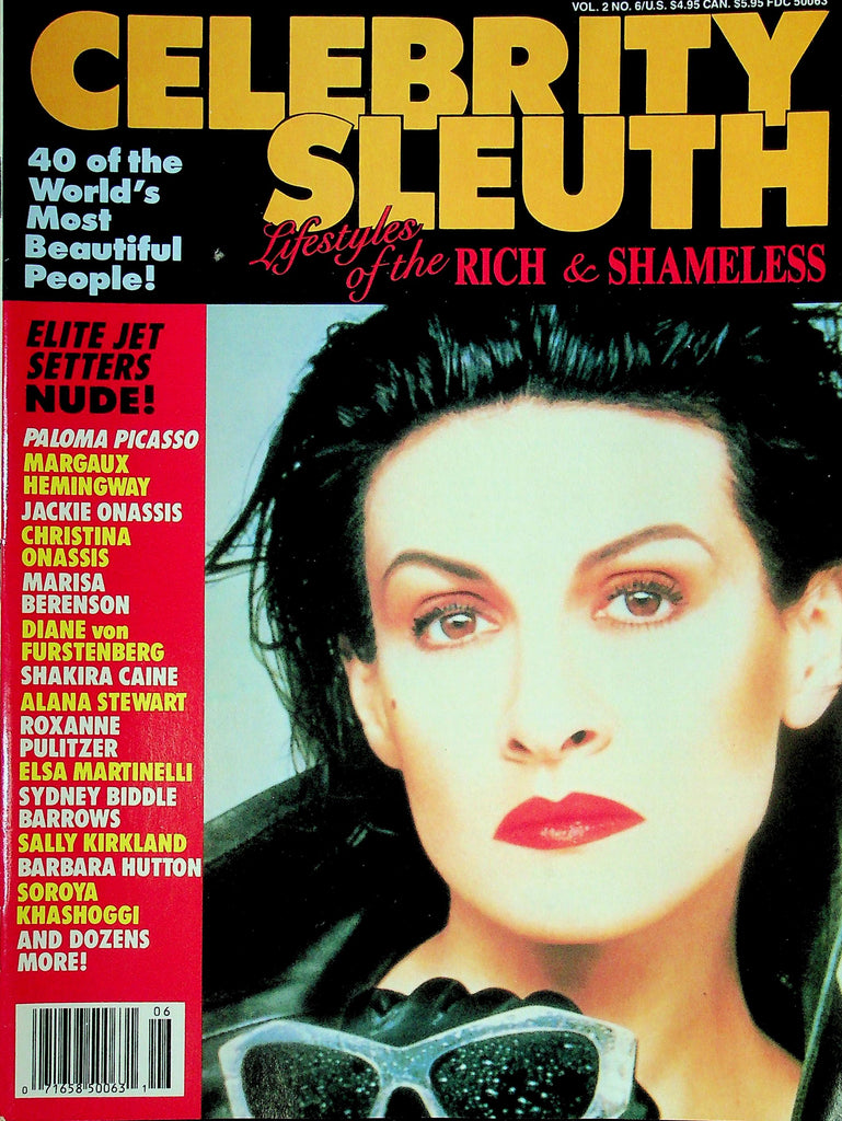 Celebrity Sleuth Magazine Lifestyles Of The Rich & Shameless Margaux Hemingway Vol.2 No.6 031425RP