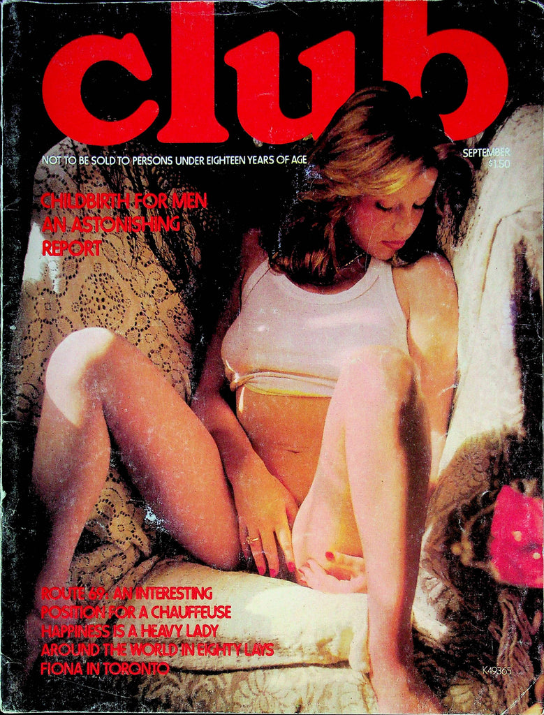 Club Magazine Route 69 & Childbirth For Men September 1975 012424RP