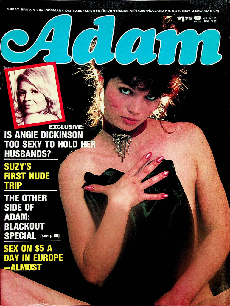 Adam Magazine  Angie Dickinson  / Paula Never Wears Pants  vol.21  #12 1977  062125lm-p
