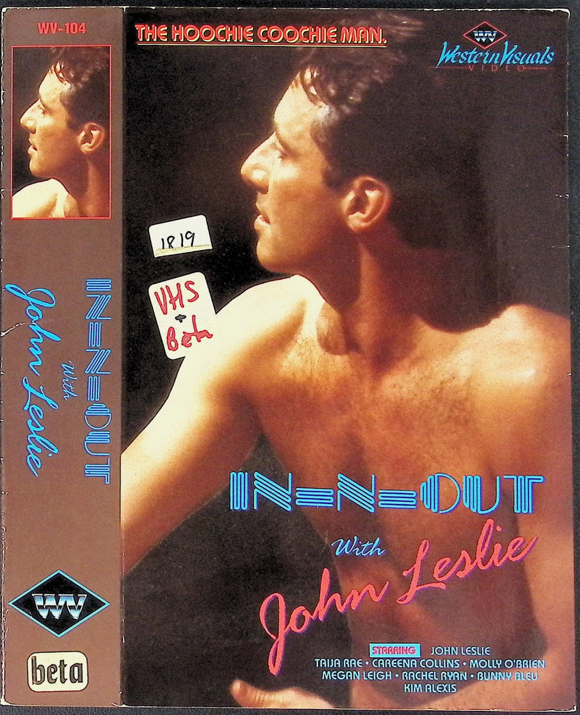 In-N-Out with John Leslie Taija Rae Careena Collins Adult VHS Western Visuals Video 050726AKVHS