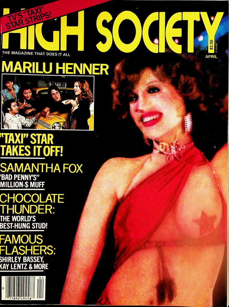High Society Magazine   Marilu Henner- Taxi Star Nude!  April1980    033124lm-p